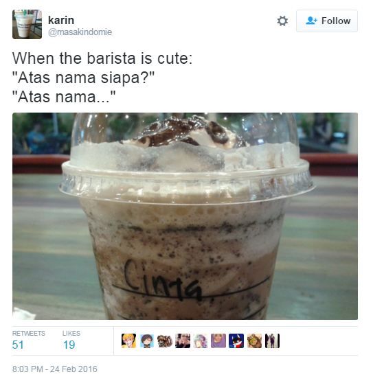 13 Nama nyeleneh saat memesan kopi di Starbucks, ada-ada saja! 13 Nama nyeleneh saat memesan kopi di Starbucks, ada-ada saja!