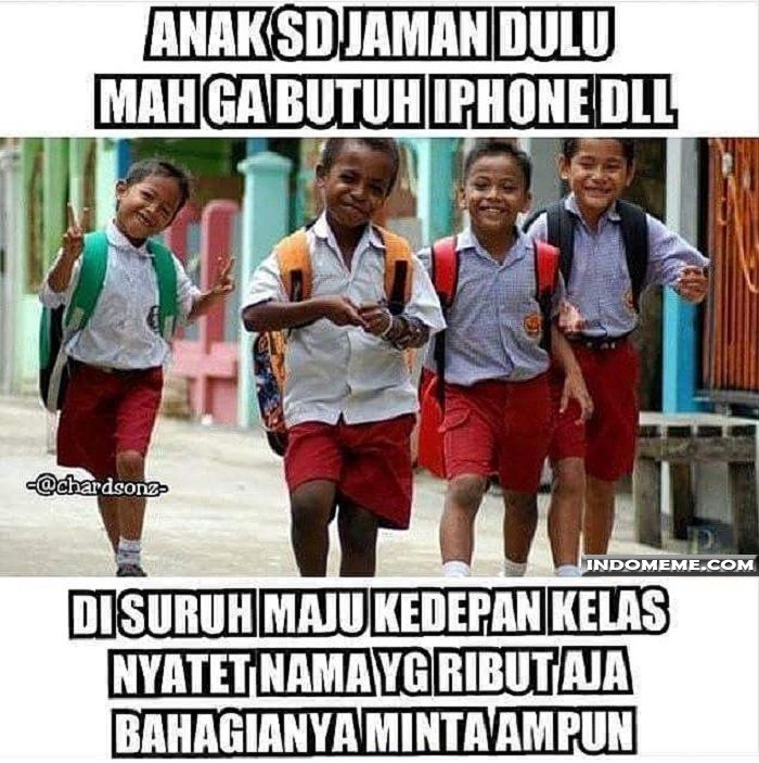 18 Meme zaman SD yang bikin kamu galau ingin balik ke masa lalu lagi!