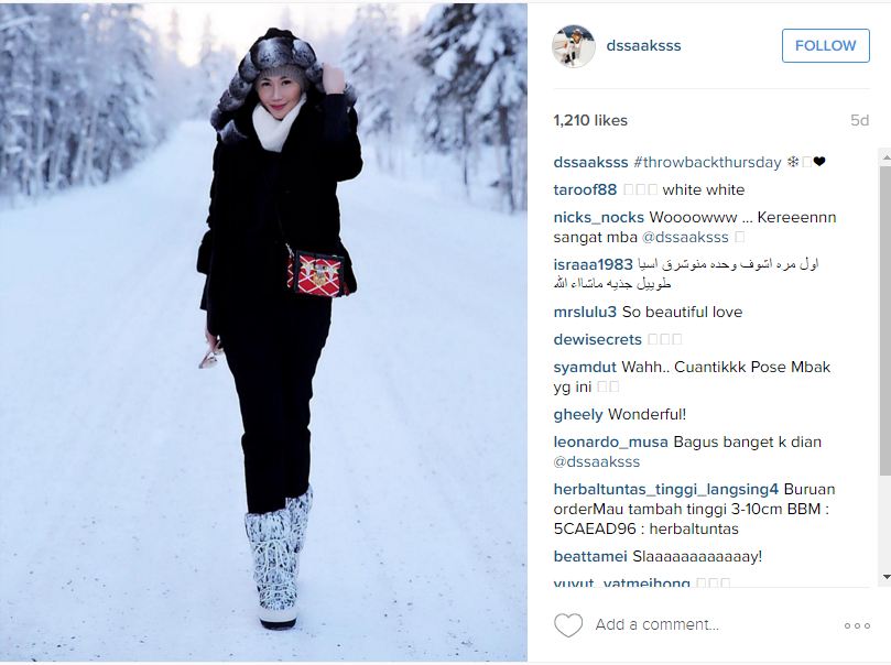 Kenalkan Diana Safitri, hijabers cantik yang gaya hidupnya glamour