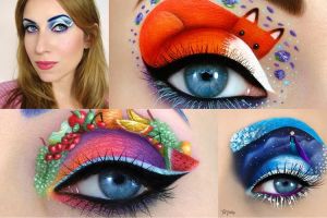 20 Riasan ini tunjukkan mata bisa jadi 'kanvas', kamu berani coba?