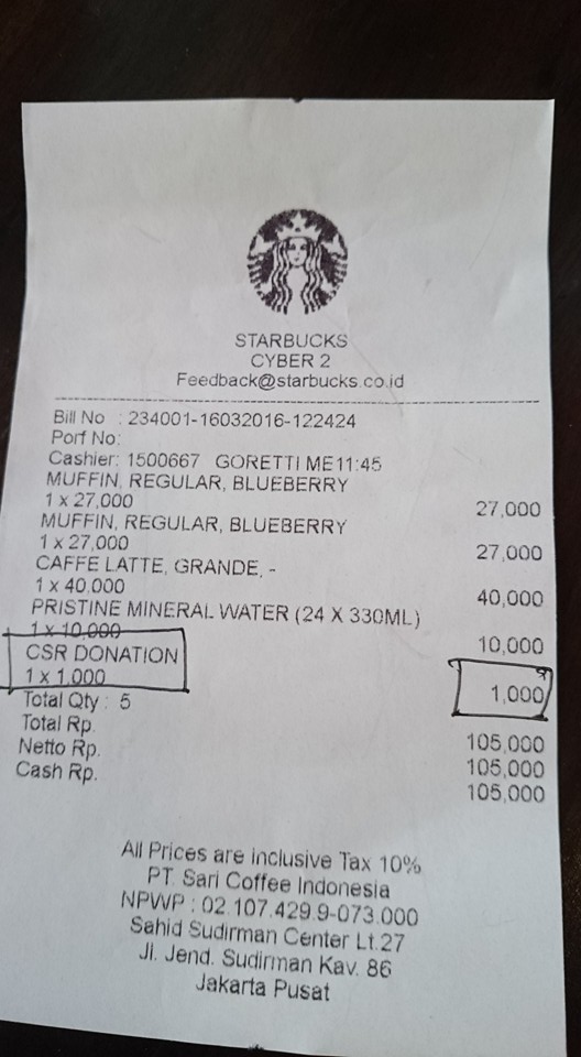 Tarik donasi tanpa pemberitahuan, Starbucks dihujat pelanggan