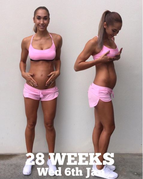 Wow, perut wanita atletis saat hamil ini pasti bikin kamu melongo! 