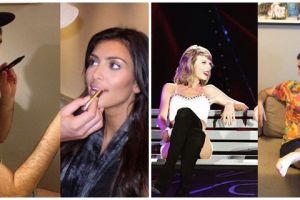 Pria ini  'foto bareng' tokoh terkenal,  posenya kocak banget!  