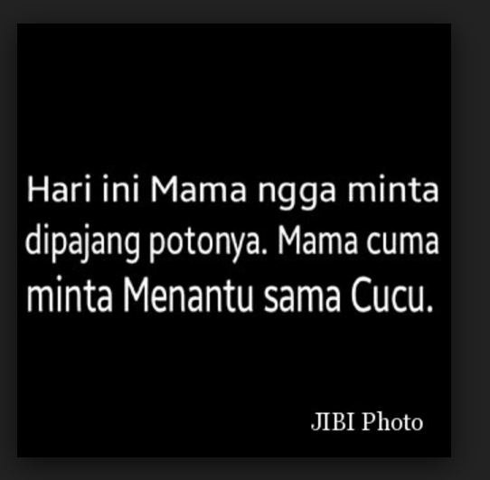 meme minta cucu  berbagai sumber