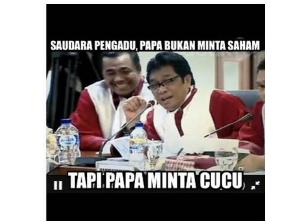 meme minta cucu  berbagai sumber