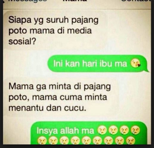 meme minta cucu  berbagai sumber