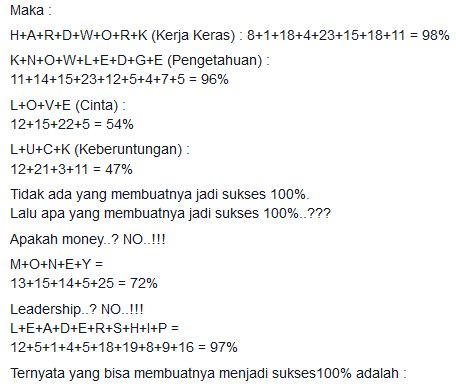 Kocak abis! Permainan soal matematika ini bongkar kunci hidup sukses