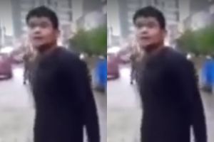 Cium bibir polisi, pria ganteng ini dihujani bogem mentah, duh!