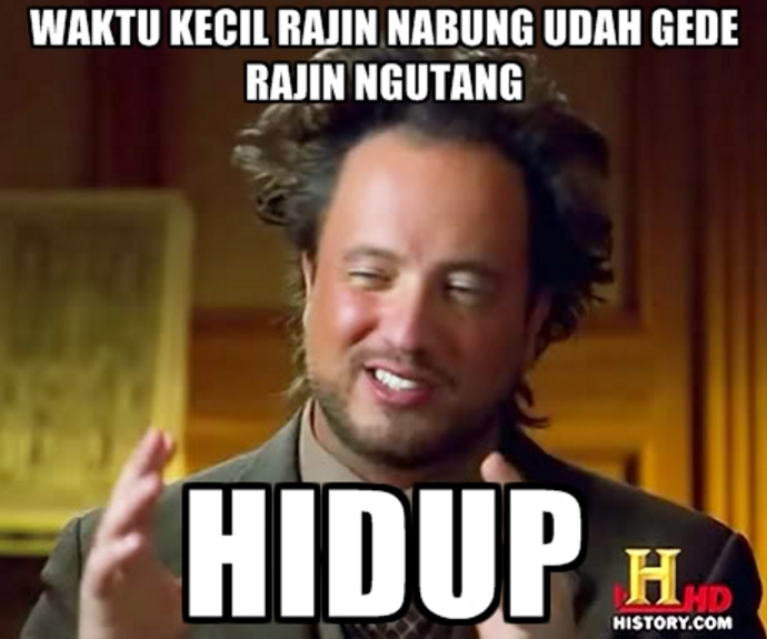meme nabung  © 2016 brilio.net