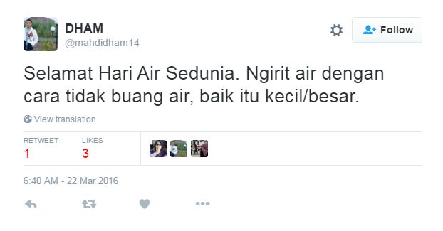 hari air sedunia  © 2016 brilio.net