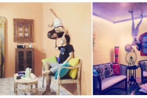 15 Foto bukti asyiknya wisata ke museum Upside Down World, wow! 