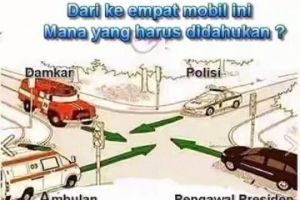 Kamu masyarakat patuh lalu lintas jika bisa menyelesaikan kasus ini!