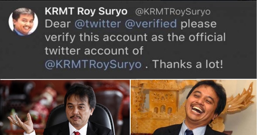 Minta akun Twitter diverifikasi, Roy Suryo jadi candaan netizen
