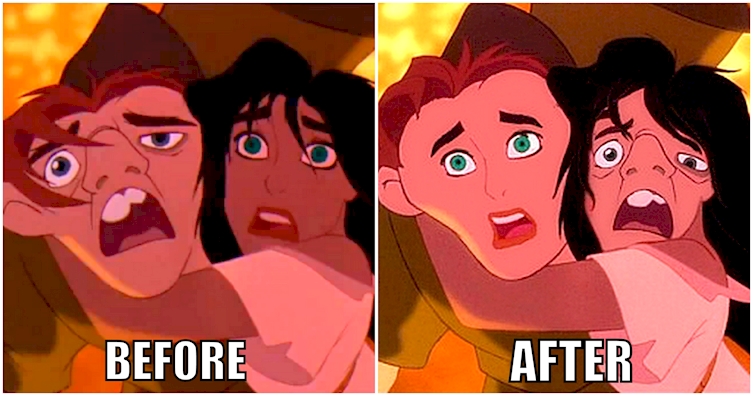 Seperti ini jika tokoh Disney diedit ala-ala face swap, duh lucunya!