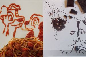 17 Kreasi seni ini terbuat dari makanan, duh malah bikin ngiler!