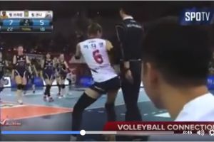 VIDEO : Kocaknya tim voli putri di Korea ini rayakan poin