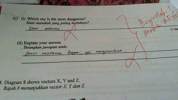 jawaban murid malaysia  © 2016 brilio.net jawaban murid malaysia  © 2016 brilio.net