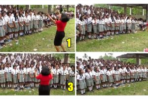 Cara guru ini pimpin paduan suara kocak banget, bikin semangat nyanyi!