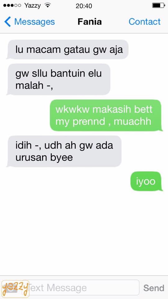 SMS persahabatan © 2016 brilio.net