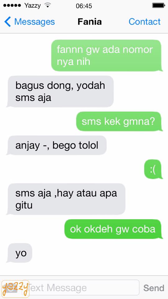 SMS persahabatan © 2016 brilio.net