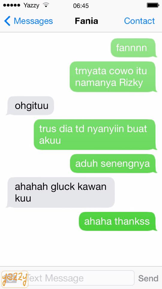 SMS persahabatan © 2016 brilio.net