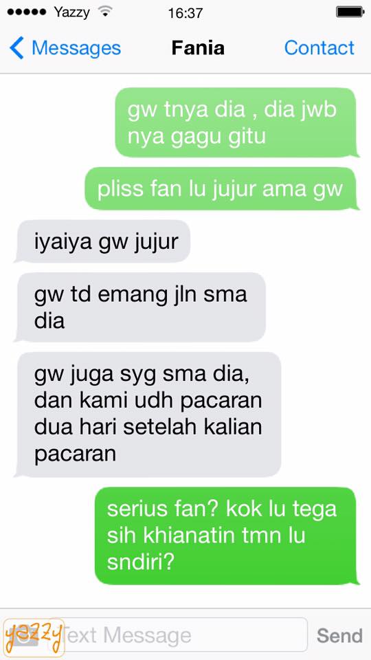 SMS persahabatan © 2016 brilio.net