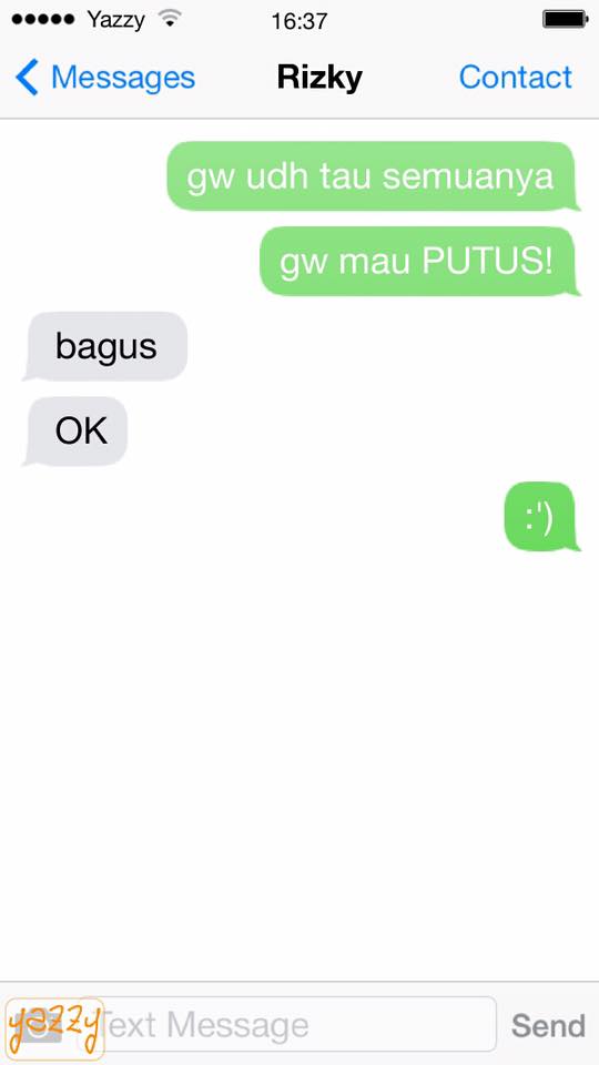 SMS persahabatan © 2016 brilio.net