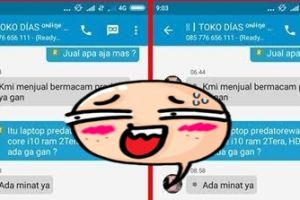 Penipu ini konyol, ngaku jual laptop Core i10 dengan RAM 3 terabyte