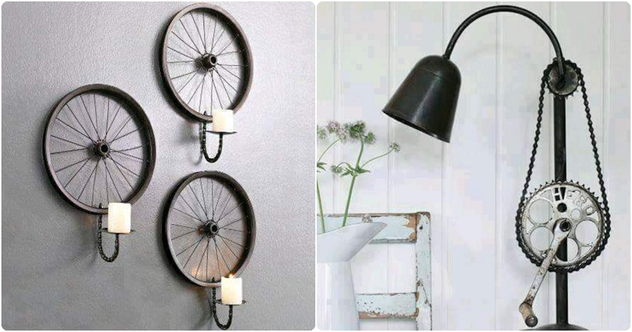 18 Desain unik komponen sepeda disulap jadi perabot, keren kan?