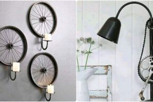18 Desain unik komponen sepeda disulap jadi perabot, keren kan?