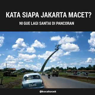 patung pancoran jadi meme © 2016 brilio.net
