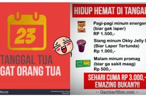 Masih ada lagi, ini 15 meme kocak soal tanggal tua, ngenes banget bro!