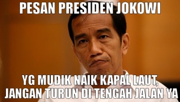 Meme Presiden Jokowi © 2016 brilio.net
