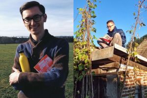 Cowok ini buktikan bahwa membaca bisa di mana & kapan saja, unik nih!