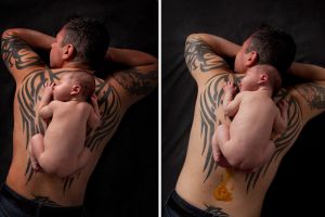 20 Foto pemotretan bayi yang gagal gara-gara si bayi buang air, duh!