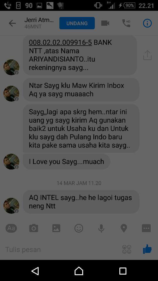 percakapan modus penipuan © 2016 brilio.net