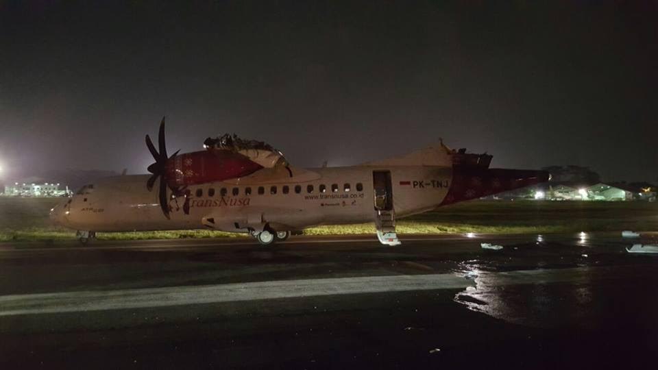 Pesawat Batik Air tabrak Trans Nusa di Bandara Halim Perdanakusuma