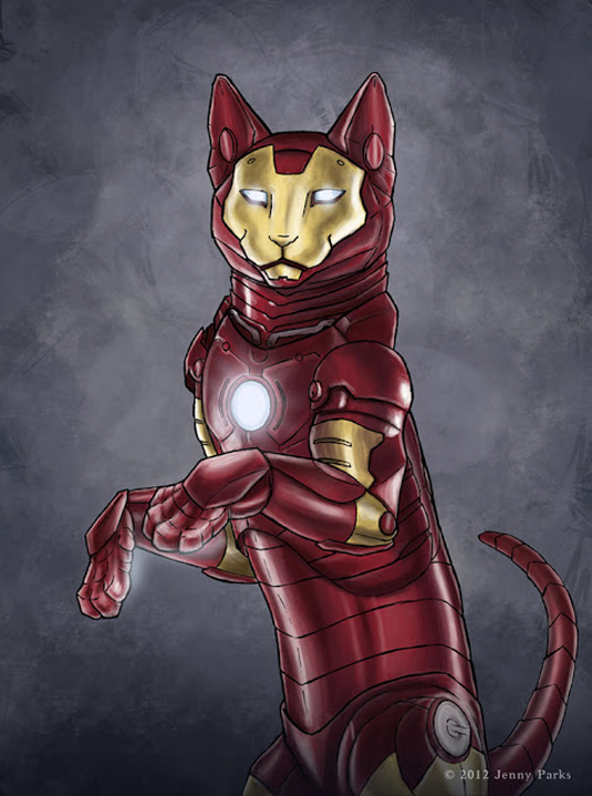 ilustrasi kucing superhero © 2016 brilio.net