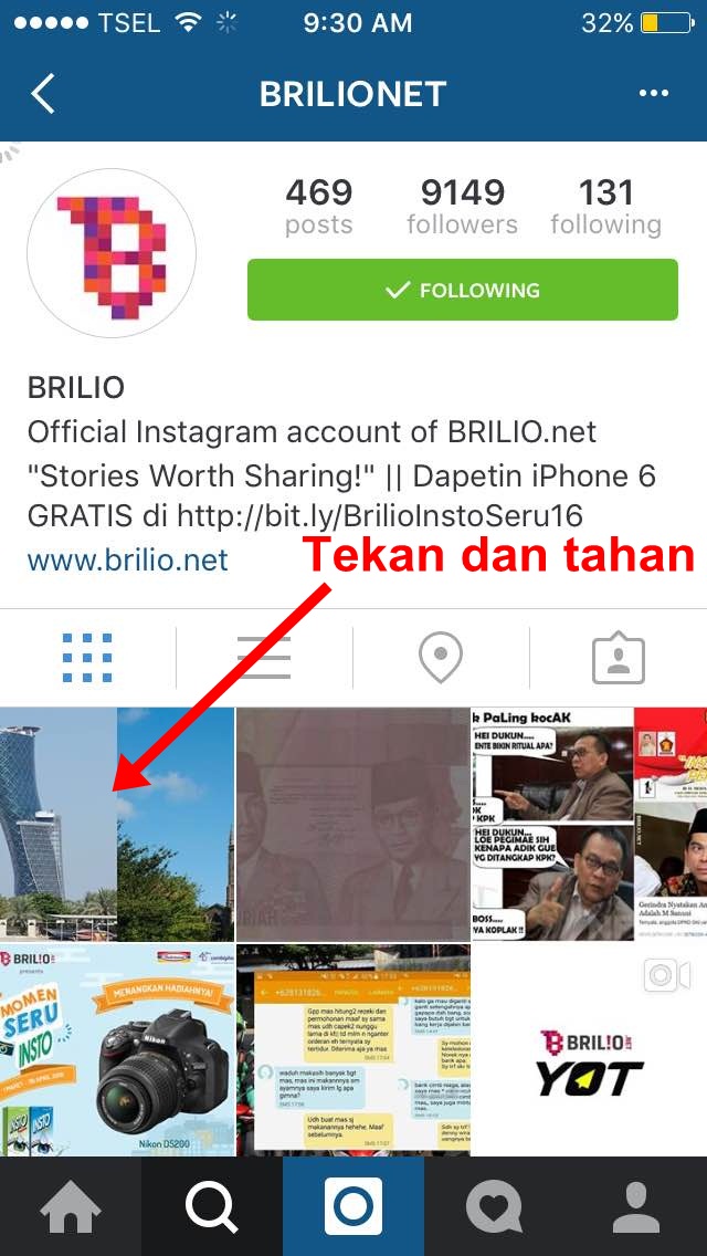 Trik IG iPhone © 2016 brilio.net