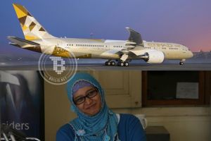 Wanita ini ditolak naik pesawat Etihad Airways sesaat sebelum take off