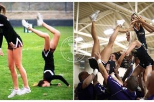 16 Momen konyol para cheerleader, ternyata bisa absurd juga mereka