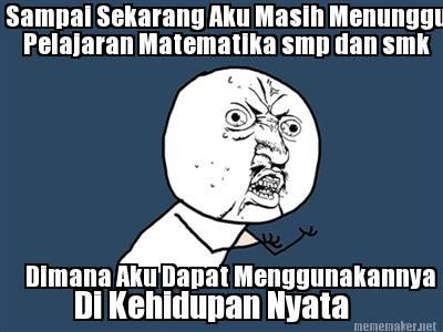 meme matematika bikin kangen guru © 2016 brilio.net