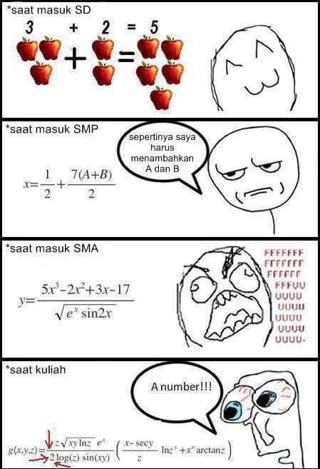 meme matematika bikin kangen guru © 2016 brilio.net