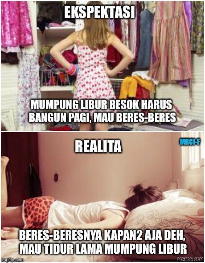 27 ekspektasi vs realita cewek © 2016 brilio.net