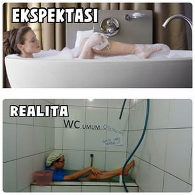 27 ekspektasi vs realita cewek © 2016 brilio.net