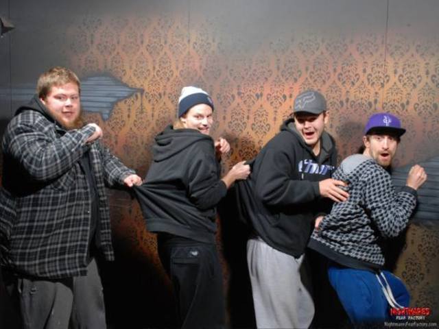 ekspresi rumah hantu  © 2016 brilio.net