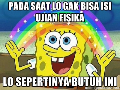 Meme pelajaran Fisika © 2016 brilio.net