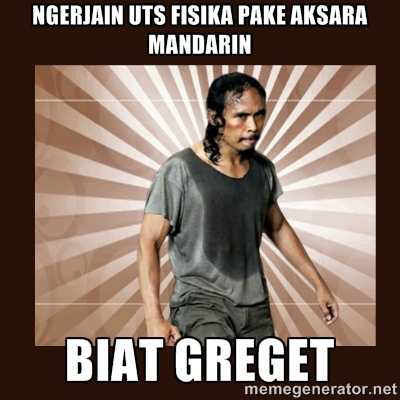 Meme pelajaran Fisika © 2016 brilio.net
