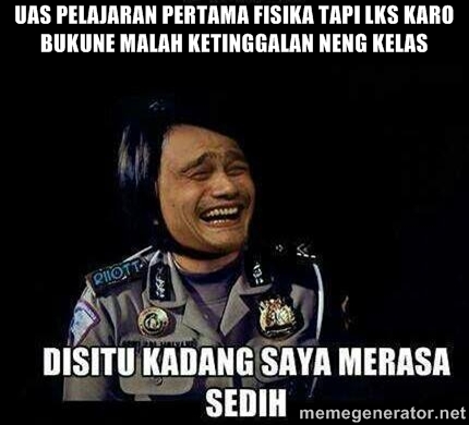 Meme pelajaran Fisika © 2016 brilio.net