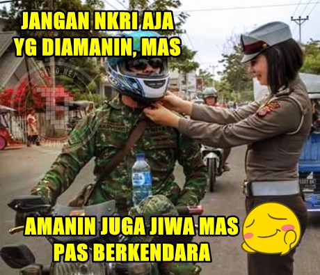TNI-Polri rukun © 2016 brilio.net